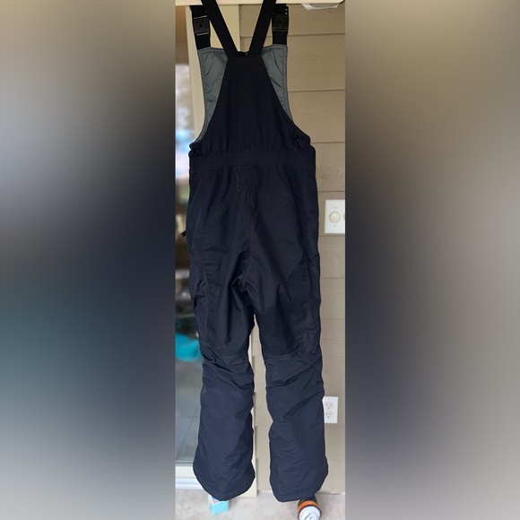 ❄️LANDS’ END❄️-Kids Iron Knee Insulated Snow Bibs/ Snow pants Size 10 - Picture 10 of 12